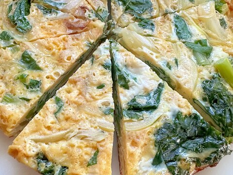 大根葉のオムレツ⋆⸜ ⚘ ⸝⋆